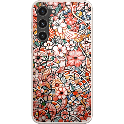 Stepping Green Phone Case Candy Flower Doodle Bio Case