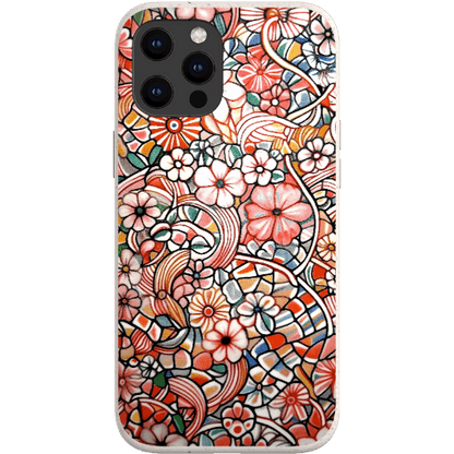 Stepping Green Phone Case Candy Flower Doodle Bio Case