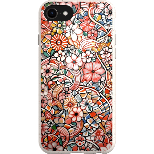 Stepping Green Phone Case Candy Flower Doodle Bio Case
