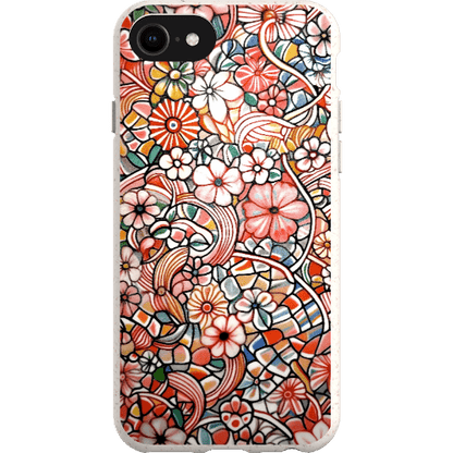 Stepping Green Phone Case Candy Flower Doodle Bio Case