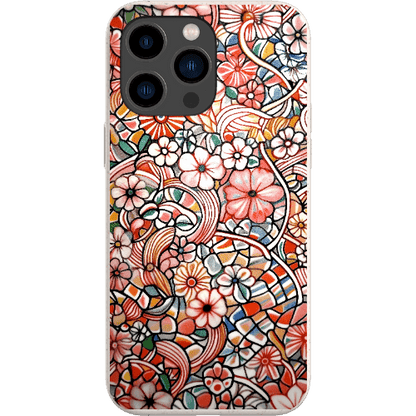 Stepping Green Phone Case Candy Flower Doodle Bio Case