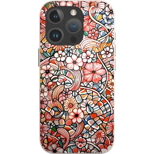 Stepping Green Phone Case Candy Flower Doodle Bio Case