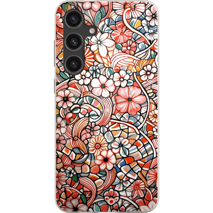 Stepping Green Phone Case Candy Flower Doodle Bio Case