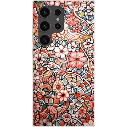 Stepping Green Phone Case Candy Flower Doodle Bio Case