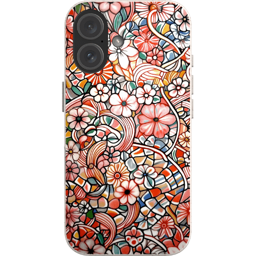 Stepping Green Phone Case Candy Flower Doodle Bio Case