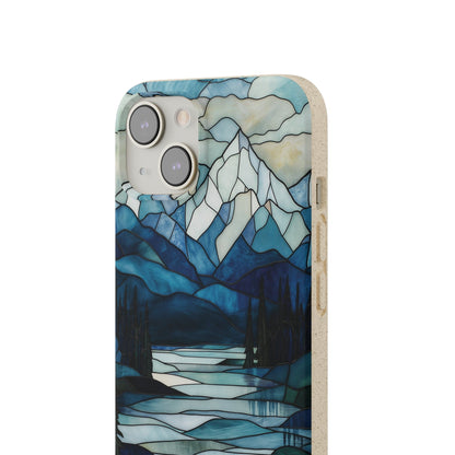 Stepping Green Phone Case Cold Snowy Mountain Bio Case