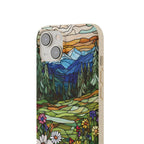 Stepping Green Phone Case Colorful Forest Meadow Bio Case