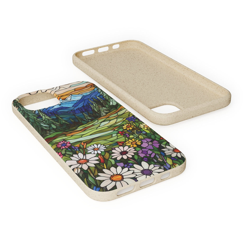 Stepping Green Phone Case Colorful Forest Meadow Bio Case