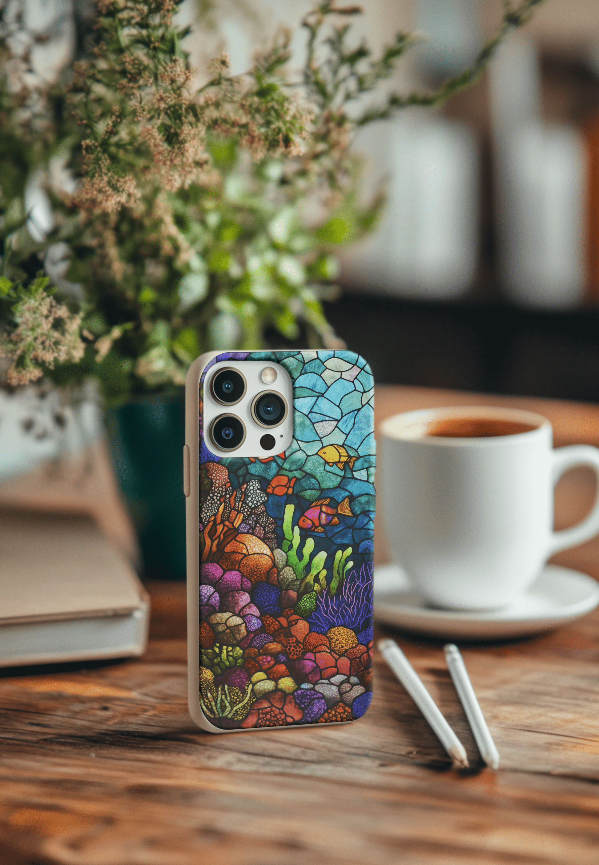 Stepping Green Phone Case Coral Reef 1 Bio Case