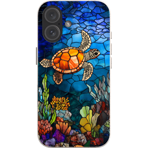 Stepping Green Phone Case Coral Reef Turtle 1 Bio Case