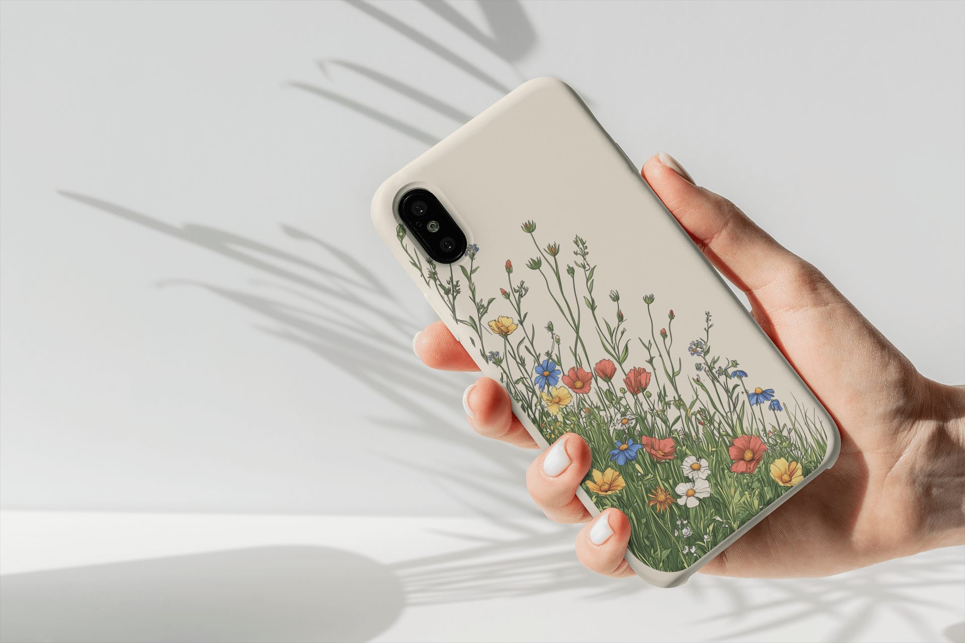 Stepping Green Phone Case Corner Wildflowers Bio Case