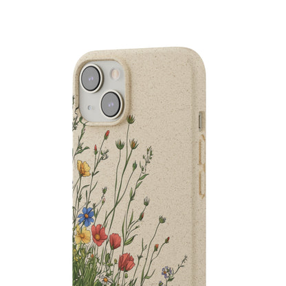 Stepping Green Phone Case Corner Wildflowers Bio Case