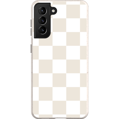 Stepping Green Phone Case Cream Checkerboard Bio Case