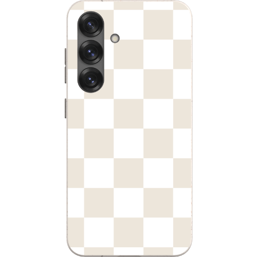 Stepping Green Phone Case Cream Checkerboard Bio Case