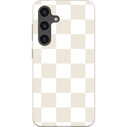 Stepping Green Phone Case Cream Checkerboard Bio Case