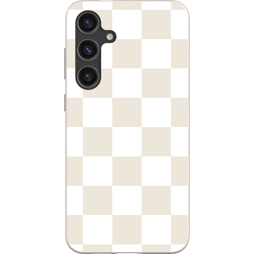 Stepping Green Phone Case Cream Checkerboard Bio Case