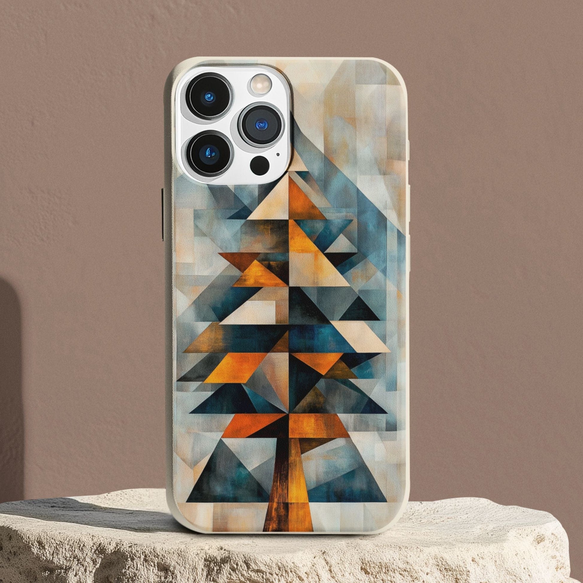 Stepping Green Phone Case Cubist Pine Tree Bio Case