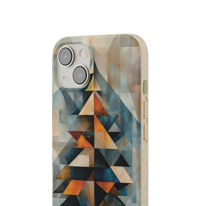 Stepping Green Phone Case Cubist Pine Tree Bio Case