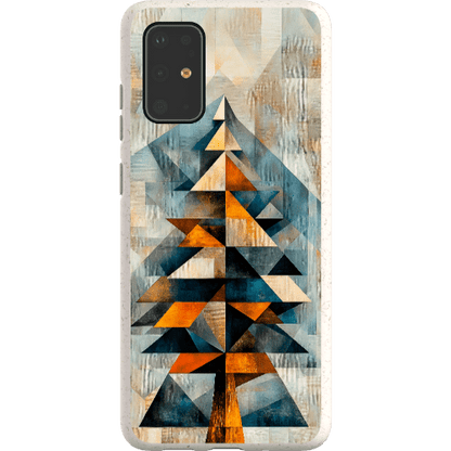 Stepping Green Phone Case Cubist Pine Tree Bio Case