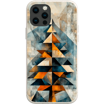 Stepping Green Phone Case Cubist Pine Tree Bio Case