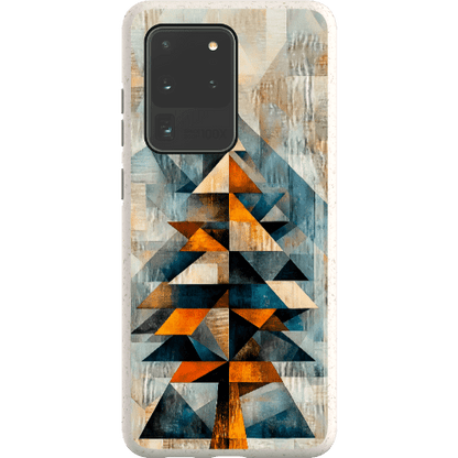 Stepping Green Phone Case Cubist Pine Tree Bio Case