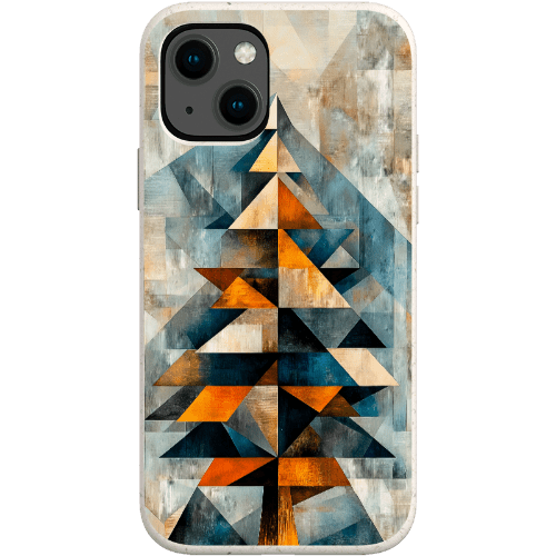 Stepping Green Phone Case Cubist Pine Tree Bio Case