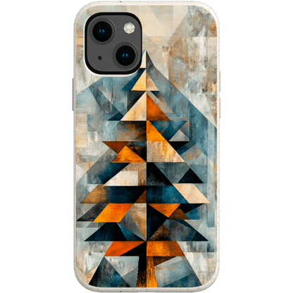 Stepping Green Phone Case Cubist Pine Tree Bio Case