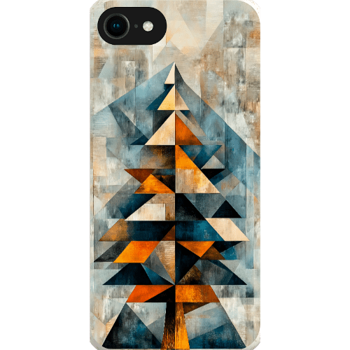 Stepping Green Phone Case Cubist Pine Tree Bio Case
