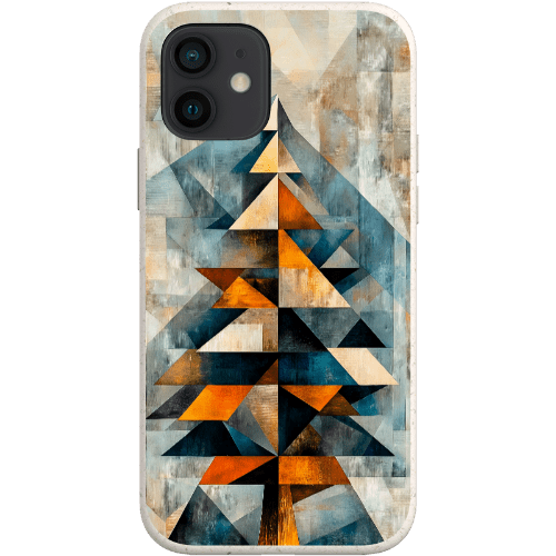 Stepping Green Phone Case Cubist Pine Tree Bio Case