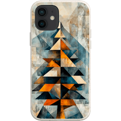 Stepping Green Phone Case Cubist Pine Tree Bio Case