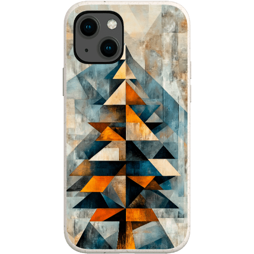 Stepping Green Phone Case Cubist Pine Tree Bio Case