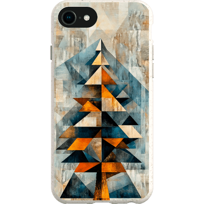 Stepping Green Phone Case Cubist Pine Tree Bio Case