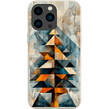 Stepping Green Phone Case Cubist Pine Tree Bio Case