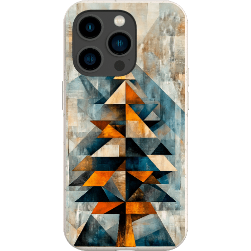 Stepping Green Phone Case Cubist Pine Tree Bio Case