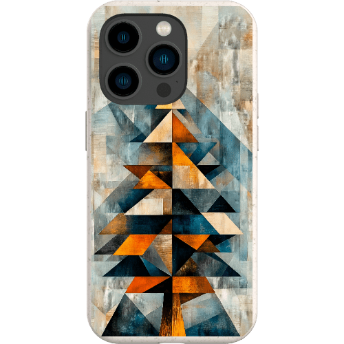 Stepping Green Phone Case Cubist Pine Tree Bio Case
