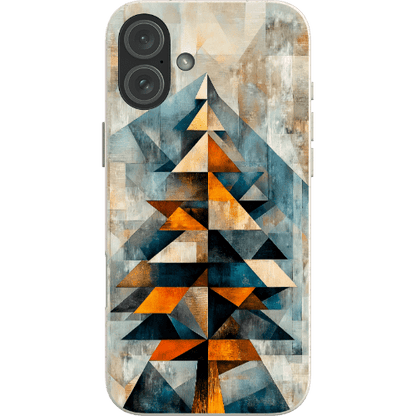 Stepping Green Phone Case Cubist Pine Tree Bio Case