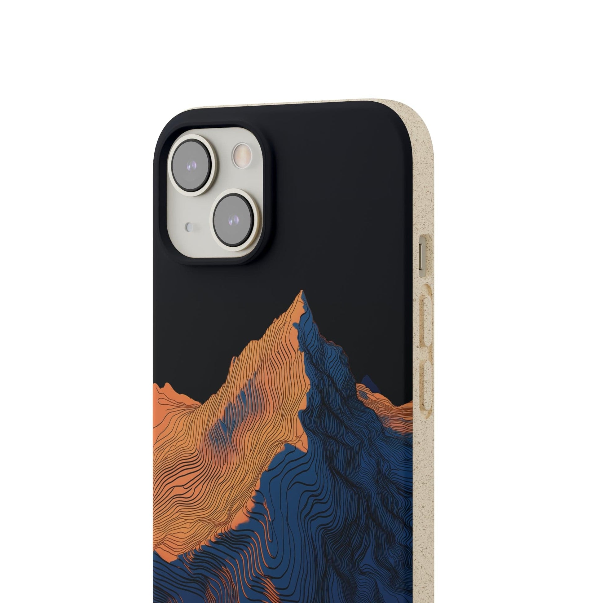 Stepping Green Phone Case Dark Topographic Bio Case