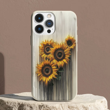 Stepping Green Phone Case Dripping Sunflowers Bio Case