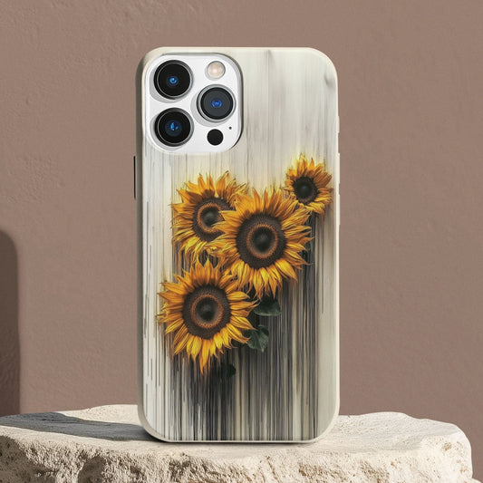 Stepping Green Phone Case Dripping Sunflowers Bio Case