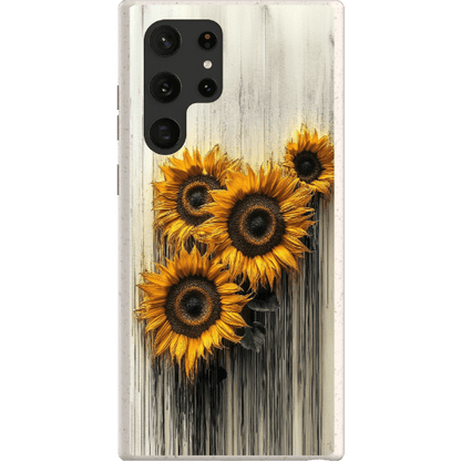 Stepping Green Phone Case Dripping Sunflowers Bio Case