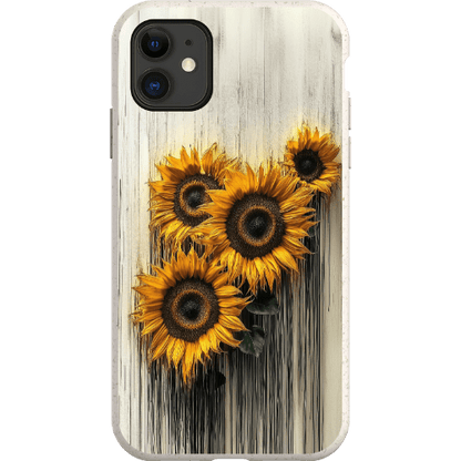 Stepping Green Phone Case Dripping Sunflowers Bio Case
