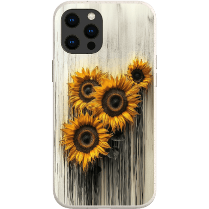 Stepping Green Phone Case Dripping Sunflowers Bio Case