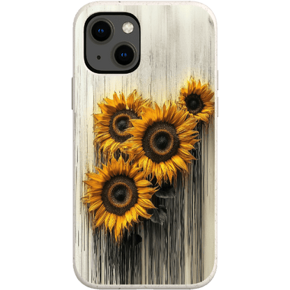 Stepping Green Phone Case Dripping Sunflowers Bio Case