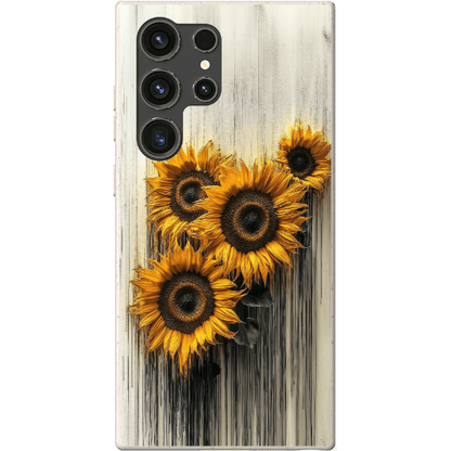 Stepping Green Phone Case Dripping Sunflowers Bio Case