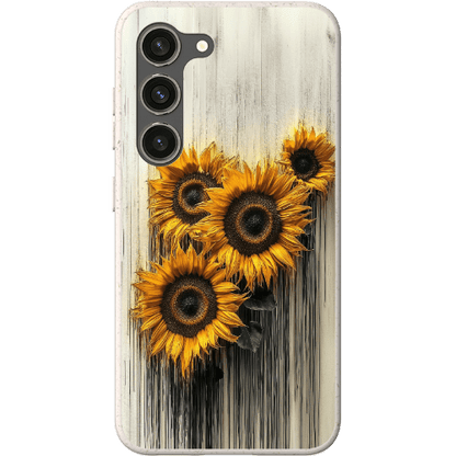 Stepping Green Phone Case Dripping Sunflowers Bio Case