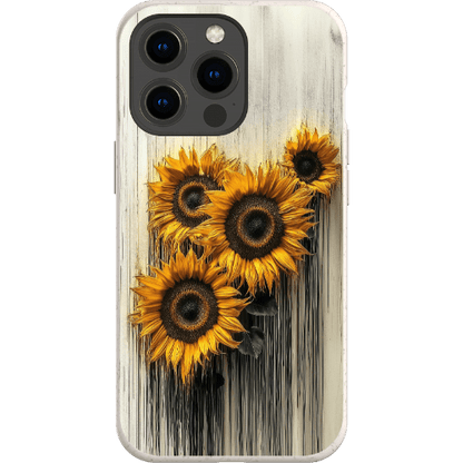 Stepping Green Phone Case Dripping Sunflowers Bio Case