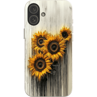 Stepping Green Phone Case Dripping Sunflowers Bio Case