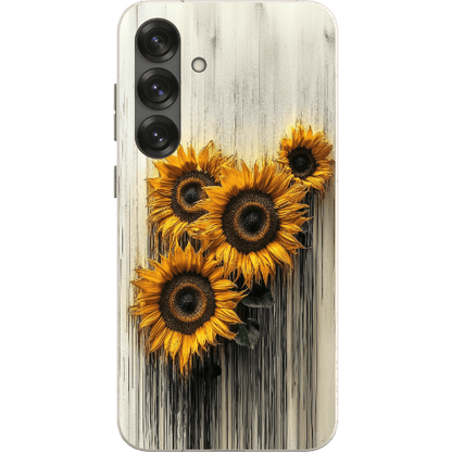 Stepping Green Phone Case Dripping Sunflowers Bio Case