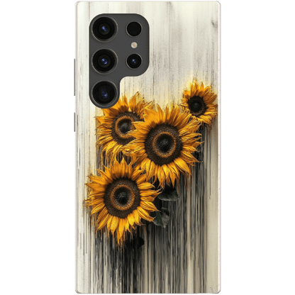 Stepping Green Phone Case Dripping Sunflowers Bio Case