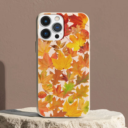 Stepping Green Phone Case Fall Leaves Bio Case
